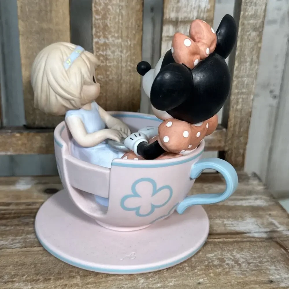 Disney Parks Precious Moments “You Are My Cup Of Tea” Figurine Mad Tea Cups Ride